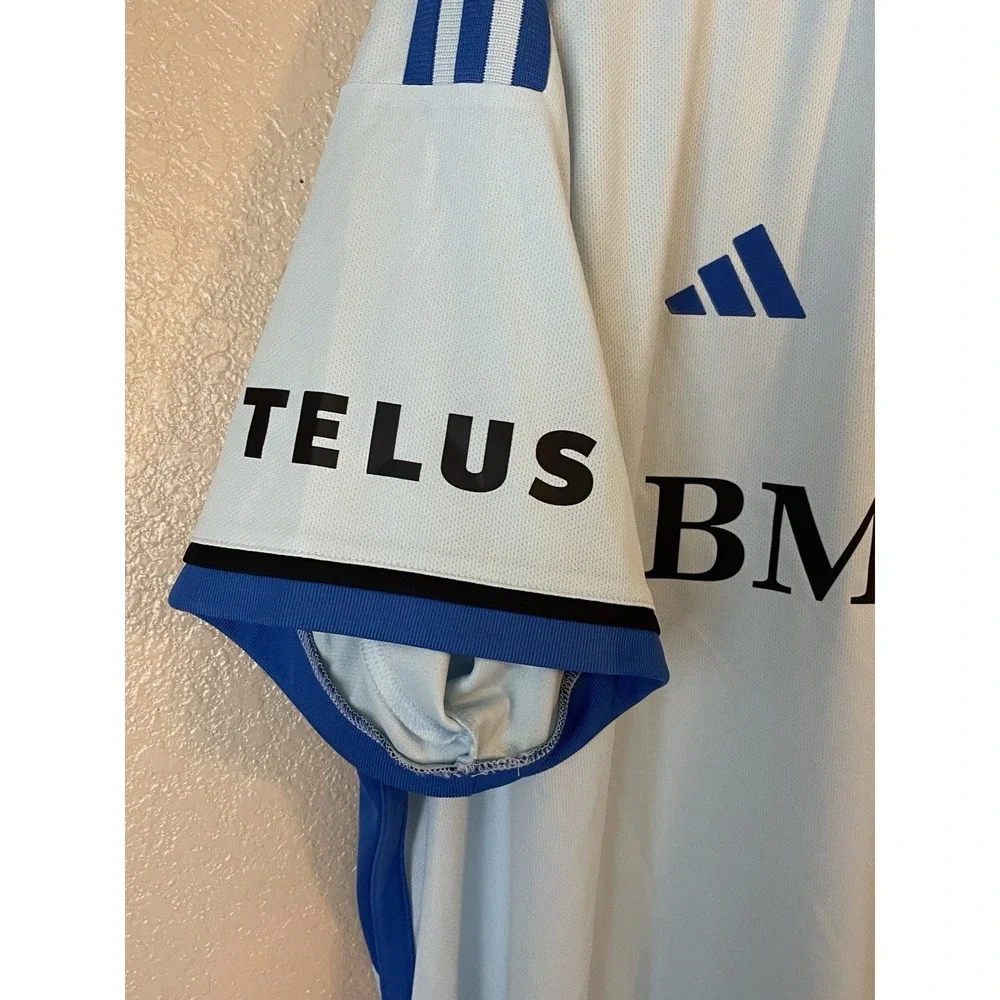Men's 3XL NWOT CF Montreal Samuel Piette #6 Adidas 2024 Light Blue Jersey